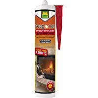 FUEGO NET Fuegonet 231194 Masilla Refractaria- Negro- 3x5x23 cm